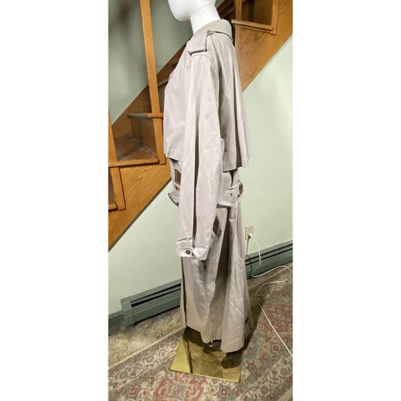 Vintage Together Trench Coat Womens Plus 18W Belt Duster Chic Elegant Y2K Retro - Picture 6 of 16